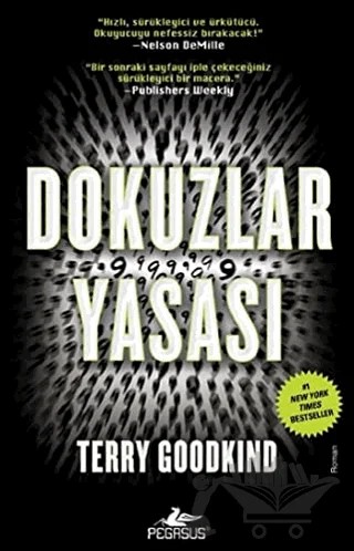 Dokuzlar Yasası – Terry Goodkind – Pegasus Yayınları kitap kapağı