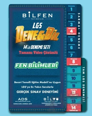 8.Sınıf Denebil Fen Bilimleri 14'lü Deneme Seti – Kolektif – Bilfen Yayıncılık kitap kapağı