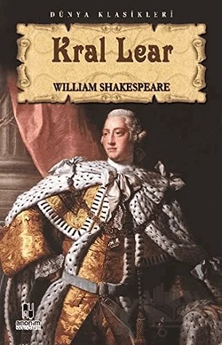 Kral Lear – William Shakespeare – Anonim Yayıncılık kitap kapağı