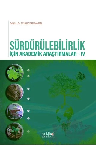 Sürdürülebilirlik İçin Akademik Araştırmalar - IV – Kolektif – Artikel Akademi kitap kapağı
