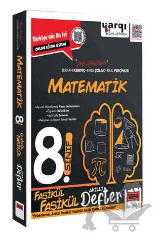 8. Sınıf Matematik Fasikül Fasikül Akıllı Defter – Kolektif – Yargı Yayınevi kitap kapağı