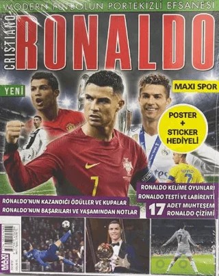 Maxi Spor Ronaldo 2024 - 02 – Maxi Yayıncılık kitap kapağı