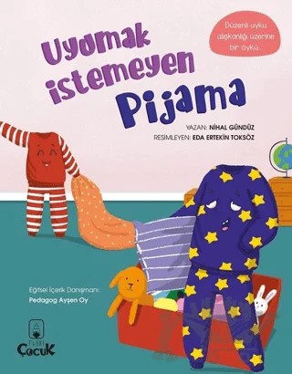 Uyumak İstemeyen Pijama – Nihal Gündüz – Floki Çocuk kitap kapağı