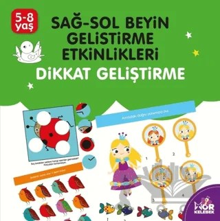 Sağ-Sol Beyin Geliştirme Etkinlikleri Dikkat Geliştirme – Kolektif – Halk Kitabevi kitap kapağı