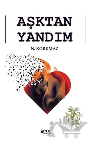 Aşktan Yandım – N. Korkmaz – Gece Kitaplığı kitap kapağı