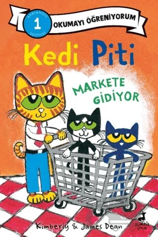 Kedi Piti Markete Gidiyor – James Dean, Kimberly Dean – Olimpos Çocuk kitap kapağı