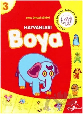 Hayvanları Boya 3 – Kolektif – Çocuk Gezegeni kitap kapağı