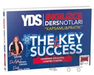 2025 YDS İngilizce Kapsamlı Pratik The Key To Success Grammar & Reading Comprehension Ders Notları – Sevgi Şahin – Yargı Yayınevi kitap kapağı