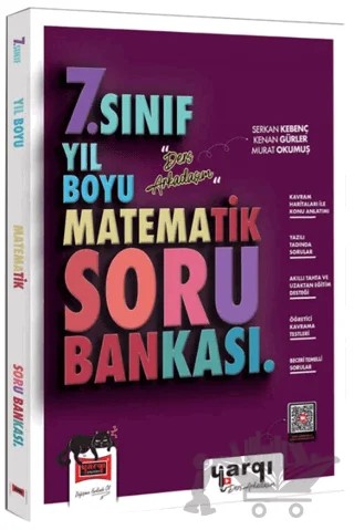 7. Sınıf Matematik Yıl Boyu Soru Bankası – Kolektif – Yargı Yayınevi kitap kapağı