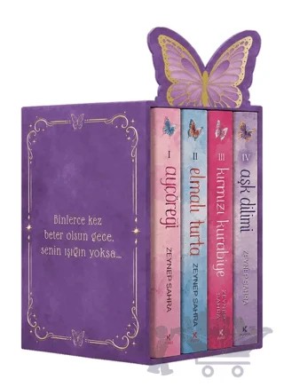 İlk Aşk Serisi - Kenar Boyamalı Kutulu Set – Pukka Yayınları kitap kapağı