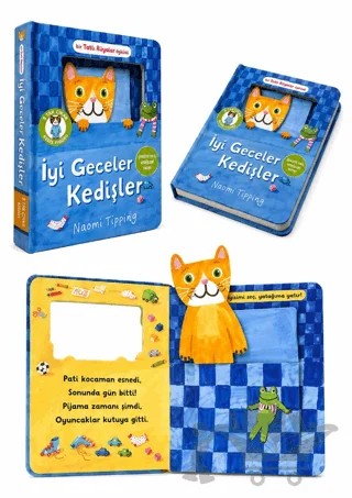 İyi Geceler Kedişler - Bir Tatlı Rüyalar Hikayesi – Naomi Tipping – Beta Kids kitap kapağı
