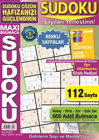 Maxi Bulmaca Sudoku 10 – Kolektif – Maxi Yayıncılık kitap kapağı