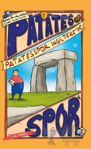 Patatesspor İngiltere'de - Patates Spor 5 – Yusuf Asal – Nesil Çocuk Yayınları kitap kapağı