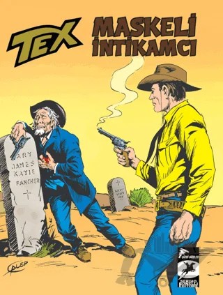 Tex 55 - Maskeli İntikamcı – Guido Nolitta – Çizgi Düşler Yayınevi kitap kapağı
