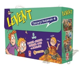 Levent Türkiye'yi Geziyorum - 4 (5 Kitap) – Mustafa Orakçı – Timaş Çocuk kitap kapağı