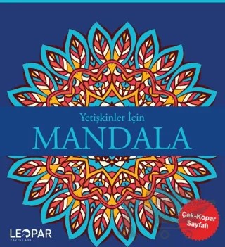 Yetişkinler İçin Mandala-Lacivert – Emre Aslan – Leopar Yayınları kitap kapağı