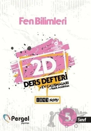 5. Sınıf Fen Bilimleri 2D Ders Defteri – Kolektif – Pergel Yayınları kitap kapağı