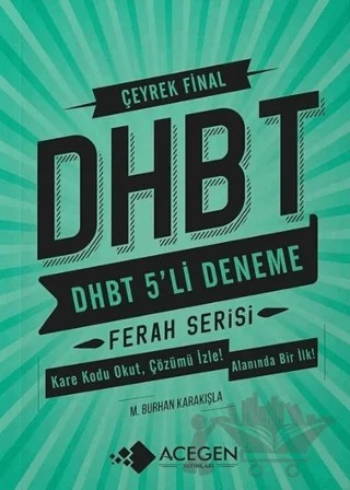 Ferah Serisi Çeyrek Final DHBT 5’li Deneme – Kolektif – ACEGEN Yayınları kitap kapağı