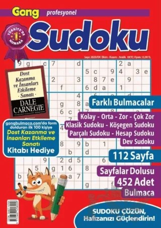 Maxi Gong Profesyonel Sudoku 4 – Kolektif – Maxi Yayıncılık kitap kapağı