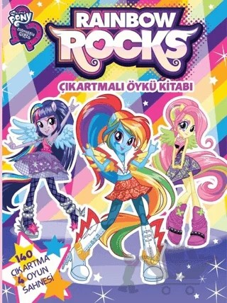 My Little Pony Rainbow Rocks Çıkartmalı Öykü Kitabı – Kolektif – Doğan Egmont Yayıncılık kitap kapağı