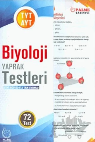 Palme Yaprak Test YKS TYT AYT Biyoloji – Kolektif – Palme Yayınları kitap kapağı