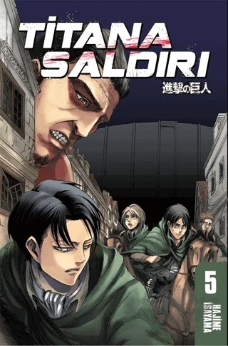Titana Saldırı 5. Cilt – Hajime İsayama – Gerekli Şeyler Yayıncılık kitap kapağı