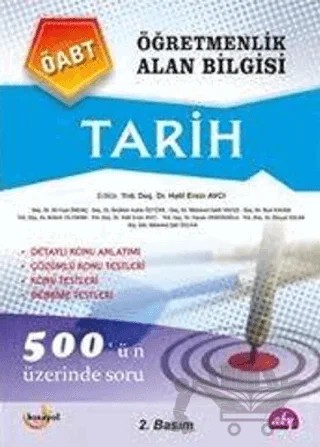 Öğretmenlik Alan Bilgisi Tarih – Ali Fuat Örenç, Bülent Yıldırım, Halil Ersin Avcı, Hasan Demiroğlu, İbrahim Hakkı Öztürk, Kürşat Solak, Mehmet Fatih Yavuz, Mehmet Şah Özcan, Nuri Kavak – Alan Bilgisi Yayınları kitap kapağı