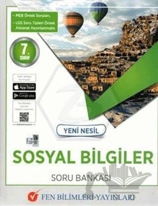 7. Sınıf Yeni Nesil Sosyal Bilgiler Soru Bankası – Kolektif – Fen Bilimleri Yayınları kitap kapağı