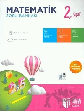 2. Sınıf Matematik İDES Soru Bankası – Kolektif – Teas Press kitap kapağı
