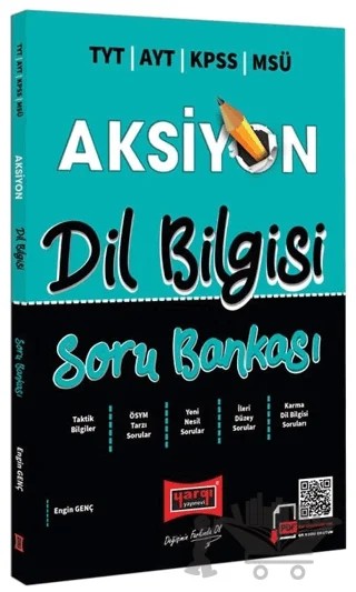 TYT AYT KPSS MSÜ Aksiyon Dil Bilgisi Soru Bankası – Engin Genç – Yargı Yayınevi kitap kapağı