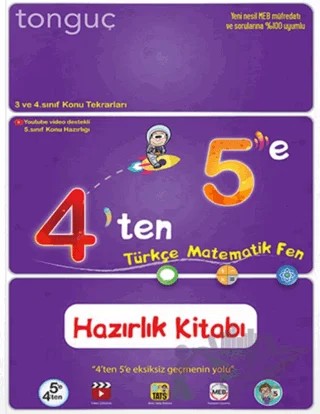 4'ten 5'e Hazırlık Kitabı – Kolektif – Tonguç Akademi kitap kapağı