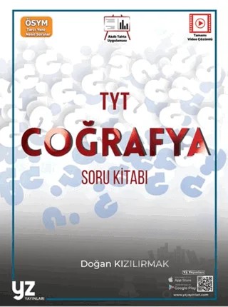 TYT Coğrafya Soru Kitabı – Doğan Kızılırmak – YZ Yayınları kitap kapağı