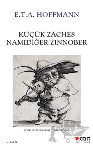 Küçük Zaches Namıdiğer Zinnober – E. T. A. Hoffmann – Can Yayınları kitap kapağı