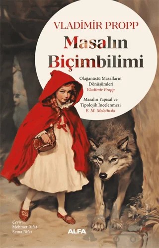 Masalın Biçimbilimi – Vladimir Propp – Alfa Yayınları kitap kapağı