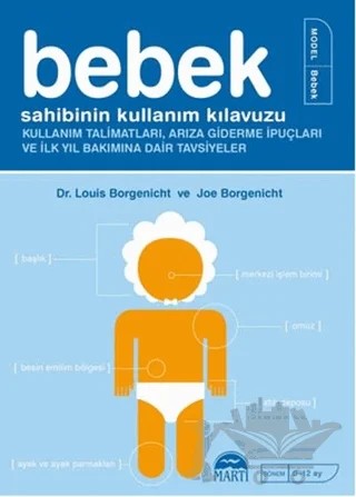 Bebek Sahibinin Kullanım Kılavuzu – Joe Borgenicht, Louis Borgenicht – Martı Yayınları kitap kapağı
