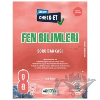 8. Sınıf Kendini Check - Et Fen Bilimleri Soru Bankası – Kolektif – Okyanus Yayınları kitap kapağı