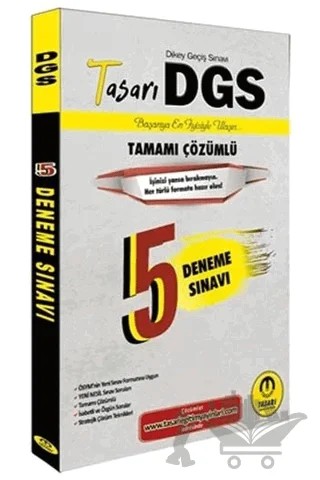DGS Tamamı Çözümlü 5 Deneme Sınavı – Kolektif – Tasarı Eğitim Yayınları kitap kapağı