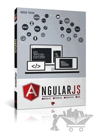 AngularJS – Burak Tokak – Dikeyeksen Yayın Dağıtım kitap kapağı
