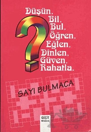 Sayı Bulmaca – Kolektif – Geçit Kitabevi kitap kapağı