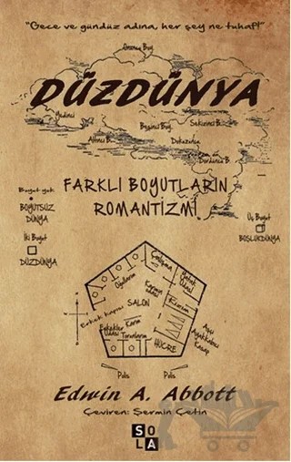 Düzdünya – Edwin A. Abbott – Sola Unitas kitap kapağı