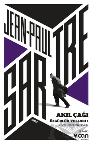 Özgürlük Yolları 1 - Akıl Çağı – Jean Paul Sartre – Can Yayınları kitap kapağı