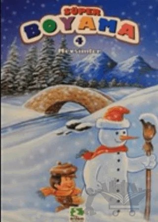 Süper Boyama 4 - Mevsimler – Kolektif – Erdem Yayınları kitap kapağı