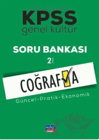 KPSS Lisans Mezunları İçin Genel Kültür Coğrafya Soru Bankası – Kolektif – Nobel Sınav Yayınları kitap kapağı