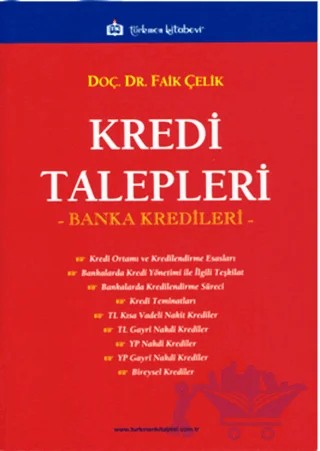 Kredi Talepleri – Faik Çelik – Türkmen Kitabevi kitap kapağı