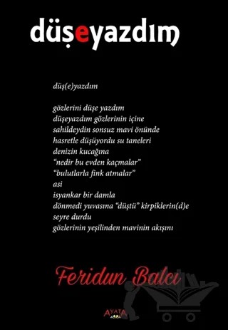 Düşeyazdım – Feridun Balcı – Ayata Kitap kitap kapağı