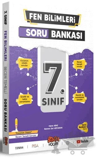 7. Sınıf Fen Bilimleri Soru Bankası – Hakan Araz, Mehmet Sait Adıyaman – Benim Hocam Yayınları kitap kapağı