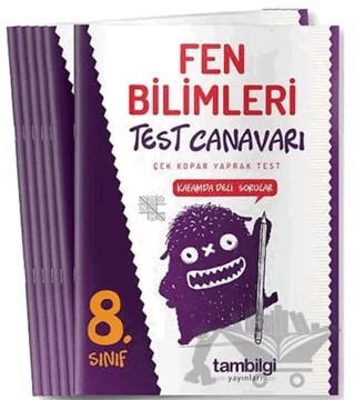 8. Sınıf Fen Bilimleri Yaprak Test – Kolektif – Tambilgi Yayınları kitap kapağı