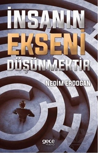İnsanın Ekseni Düşünmektir – Nedim Erdoğan – Gece Kitaplığı kitap kapağı
