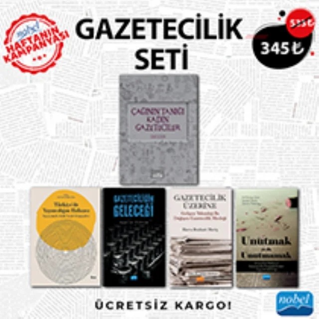GAZETECİLİK SETİ – Suat Gezgin Şükran Pakkan Lütfi Sunar, Büşra Bulut Elif Korap Özel, Şadiye Deniz, Şükran Pakkan Havva Bozkurt Meriç – Haftanın Kampanyası kitap kapağı