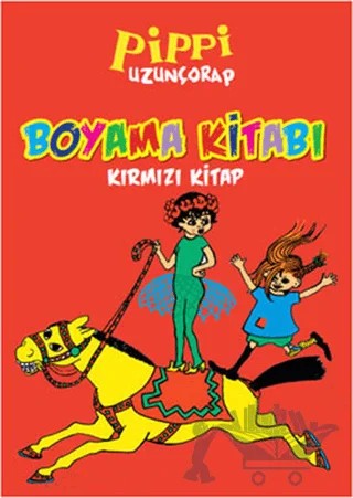 Pippi Uzunçorap Boyama Kitabı Kırmızı Kitap – Kolektif – Doğan Egmont Yayıncılık kitap kapağı